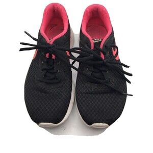 Nike Girl's Sneakers Youth 5.5 Black Pink Free Shipping